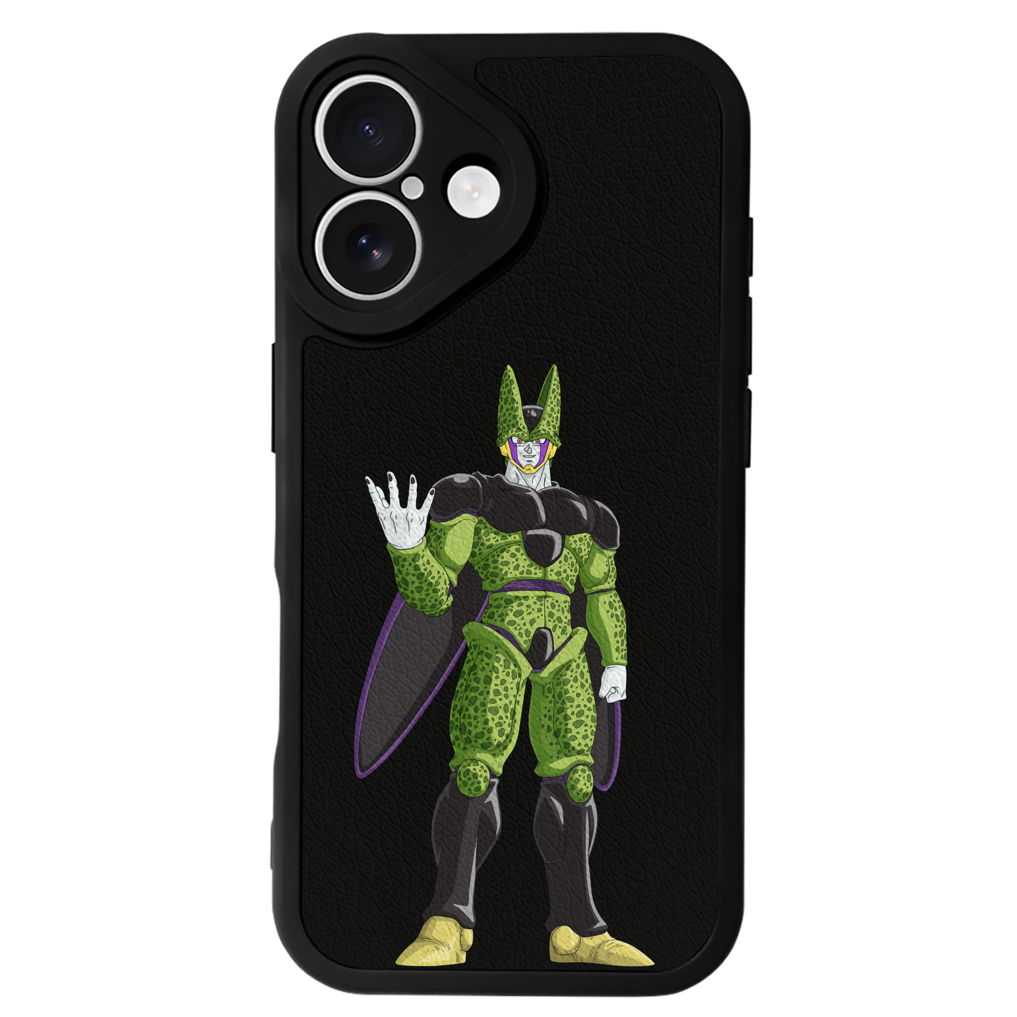 （画像用） ドラゴンボール セル DRAGON BALL Cell 【iPhone 16シリーズ対応】シリコンスマホケース（レザー調） 材質：シリコン